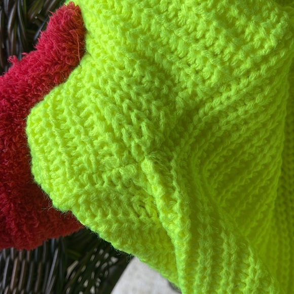 Rue 21 Polly Esther Neon Sweater XL - Picture 5 of 8
